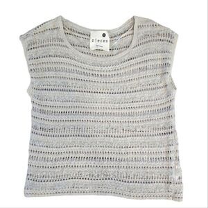 EC KENSIE PIECES SLEEVELESS KNIT SWEATER SZ.M
